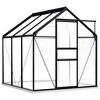 Greenhouse Anthracite and transparent Aluminum, Polycarbonate LargevidaXL - 2 of 4