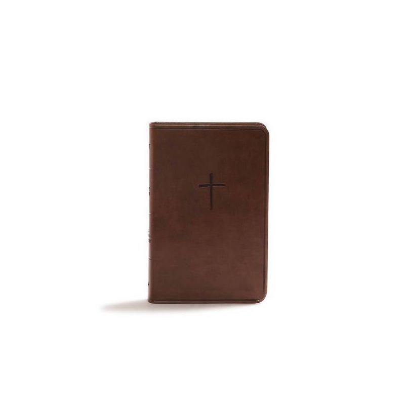 KJV Compact Bible, Value Edition, Brown Leathertouch - by  Holman Bible Publishers (Leather Bound), 1 of 2