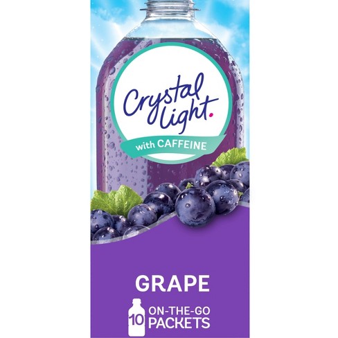 Crystal Light On The Go Grape Energy Mix - Stix : Target