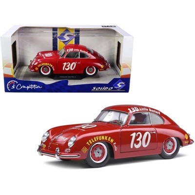 1953 Porsche 356 Pre-A #130 Red "James Dean Tribute" "Competition" Series 1/18 Diecast Model Car by Solido