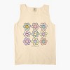 Simply Sage Market S.W.Smiley Flowers Checkered Garment Dyed Tank - 3 of 3