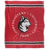 Northeastern University Primary Logo Silky Touch Blanket White 50x60 - 2 of 4