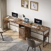 Bestier L Shaped Desk 95" Computer Corner Desk Long Table with Storage for Home Office - 2 of 4