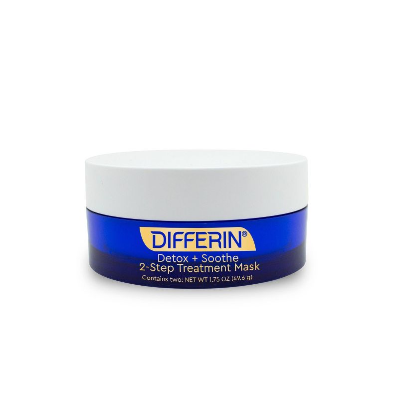 Differin Detox and Soothe 2-Step Treatment Clay Face Mask - 1.75oz, 3 of 7