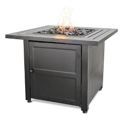 Wood Burning Fire Pit With Round Slate Table - Az Patio Heaters : Target