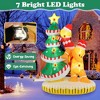 Resenkos 7-Ft Inflatable Christmas Tree with 7 Internal LED Lights - Multi-Color Green - 4 of 4