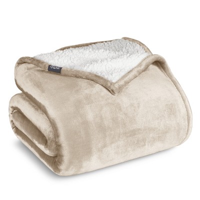 Faux Shearling Fleece Blanket by Bare Home