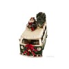 Old Modern Handicrafts 1960s Volkswagen Bus Christmas Model – Handmade Iron Holiday Decor, 13.5" - 3 of 4