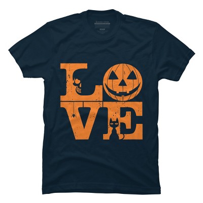Men's Design By Humans Halloween Love Night Creepy Cute Fun By RedBirdLS T-Shirt