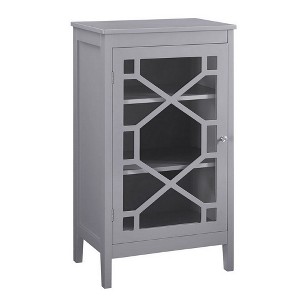 Fetti Small Cabinet Gray - Linon