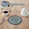 Jolie Jute Trivet 8 inch Diameter - 2 of 3