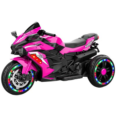 TopComfy Baby Walkers Girls Ride On Cycle Toy Pink Cute Appearance Comfortable Seat Perfect for Young Girls and Kids, Pink, 41.73"*20.47"*24.41"
