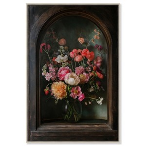 Art Remedy Fleeting Elegance Gothic Floral Art  Framed - 1 of 4