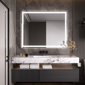 Tempered Glass Bathroom Mirror - 1 of 4
