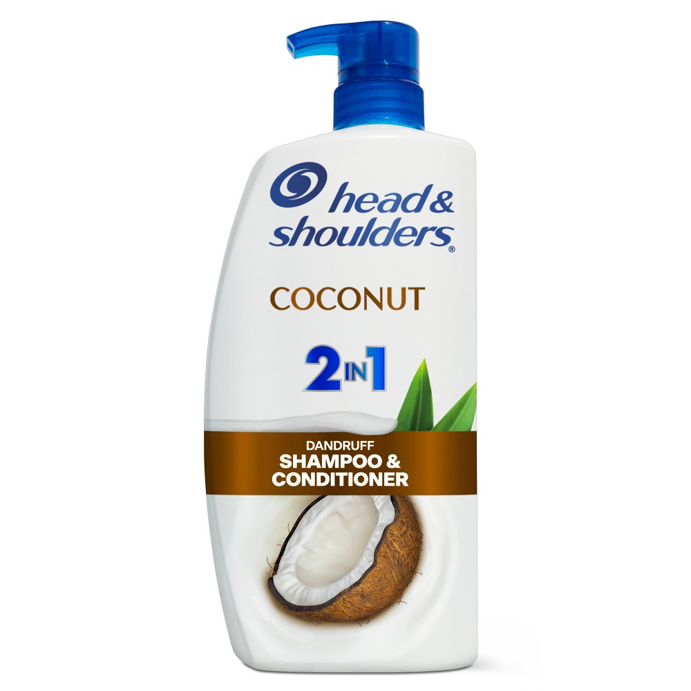 Photos - Hair Product Head & Shoulders 2-in-1 Coconut Care Anti Dandruff Shampoo and Conditioner Pump - 28.2 fl oz 