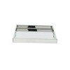 2" x 20" Modern Wood and Mirror Tray Silver - Olivia & May - 3 of 4