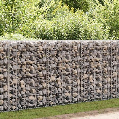 vidaXL Gabion Basket Galvanized Steel 39.4"x19.7"x39.4"