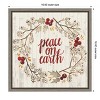 Amanti Art Rustic Christmas Wreath V by Grace Popp Canvas Wall Art Print Framed 16 x 16-in. - 4 of 4