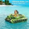Jasonwell Waterproof Pool Beach Football with Strong Grip & Inflatable Tank Pool Floats for Kids – Summer Fun Set - 2 of 4