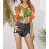 HAPPY BAY Hawaiian Shirts Womens Casual Summer Beach Party Tropical Colorful Tops Blouses Short Sleeve Dress Shirts Dresses for Women - 4 of 4