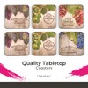 Pimpernel Tuscan Vineyard Coasters Set of 6 - 4.25" Square - 2 of 4