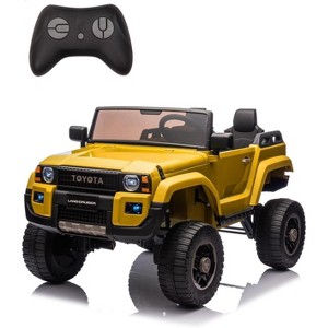 Kids Ride on Car, 2 Seater 24v Licensed Toyota Electric Car with Parent Remote Control, 7Ah Battery Powered - 1 of 4