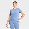 Women's Everyday Soft Cropped Short Sleeve T-Shirt - All In Motion™ - 4 of 4
