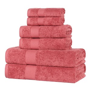 Modern Solid Classic Luxury Egyptian Cotton Towel Set by Blue Nile Mills - 1 of 4