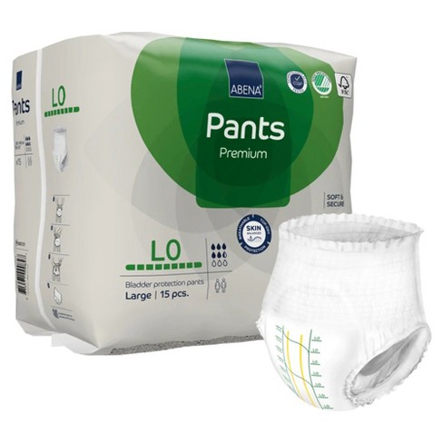 Abena Premium Pants L0 Disposable Underwear Pull On With Tear Away ...