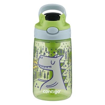 Contigo Kid's 14 Oz Autospout Straw Water Bottle - Blue Raspberry Hedgehog  : Target