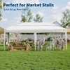 3x6 Meter Instant Canopy Tent, UV Protection Beach Shelter with Sandbags & Wheeled Case, Portable Event Tent for Camping, Outdoor Parties - 3 of 4