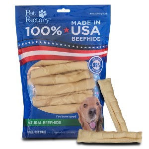 Pet Factory Made in USA Beefhide Chip Rolls - 5" - 1 of 4