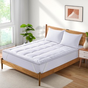 Peace Nest Ultra Loft 3" & 4" Mattress Topper, Plush Down Alternative Filling for Ultimate Comfort - 1 of 4
