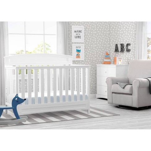 Delta Children Sutton 4 In 1 Convertible Crib White Target