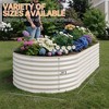 COZONY Galvanized Raised Garden Bed, Tall Metal Planter Box for Vegetables, Flowers and Herbs - 3 of 4