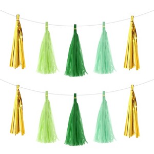 Unique Bargains Party Decoration Reusable Strong Rope Tassel Garland Banner 20 Pcs - 1 of 4