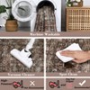 Washable Rugs Rug for Living Room Vintage Non Slip Bedroom Rug Retro Floral Accent Rugs Soft Faux Wool Low Pile Stain Resistant Carpet for Office - 4 of 4