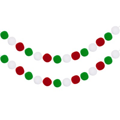 white red green