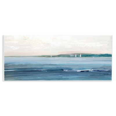 Stupell Industries Morning Sky Abstract Ocean, 17" x 7"