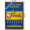 Trends International NBA Golden State Warriors - 2022 Finals Logo Framed Wall Poster Prints - 3 of 4