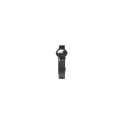 SaharaCase Silicone Dog Collar for Apple AirTag Small and Medium Dogs Black (AT00017)