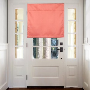 Unique Bargains Tie Up Blackout Privacy Door Curtain 1 Panel - 1 of 4