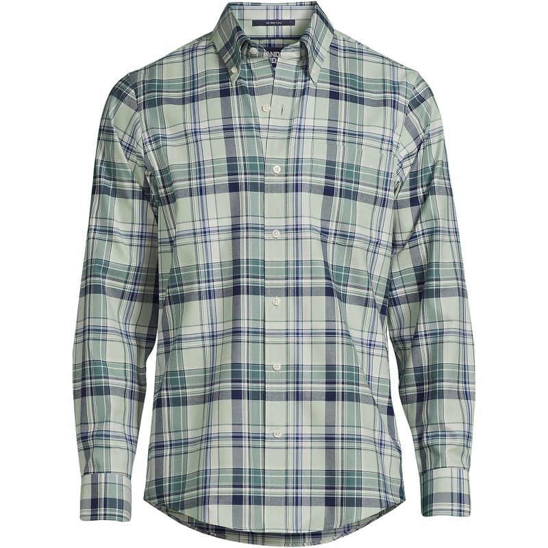 Lands' End Men's Traditional Fit No Iron Twill Shirt, 2 of 3