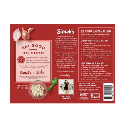 Simek's Frozen Italiano Lasagna - 32oz