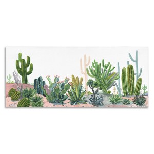 Stupell Industries Varied Desert Vegetation Cacti, 48" x 20" - 1 of 4