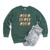 Simply Sage Market Coquette Football Chart Garment Dyed Sweatshirt - 3 of 4