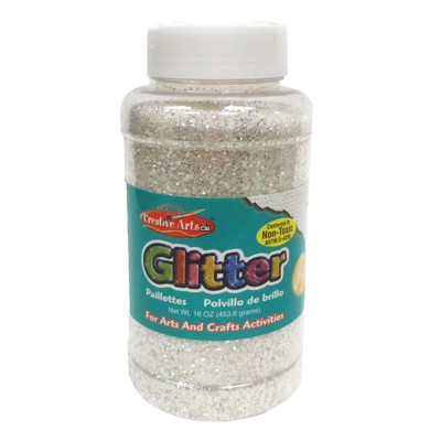 Charles Leonard Creative Arts by Charles Leonard Glitter, 16 oz. Bottle, Iridescent (Pack of 2)
