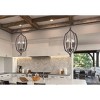 Minka Lavery Downton Bronze Foyer Pendant Chandelier 17" Wide Modern for 5-Light Fixture for Dining Room House Kitchen Entryway - 3 of 3