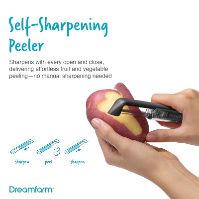 Dreamfarm Kitchen Cutting/Slicing Set– Nocutu, Bishears, Sharple– Mandoline w/ Flexible Finger Guard 2-in-1 Scissors & Bone Cutter Herb Stripping — фото 3