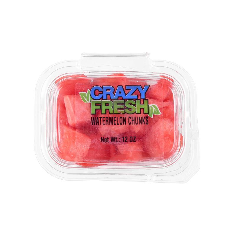 Crazy Fresh Cut Watermelon Chunks - 12oz, 1 of 3